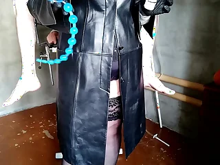 Mistress training exasperation - anal beads